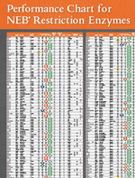 Neb Restriction Enzyme Buffer Chart